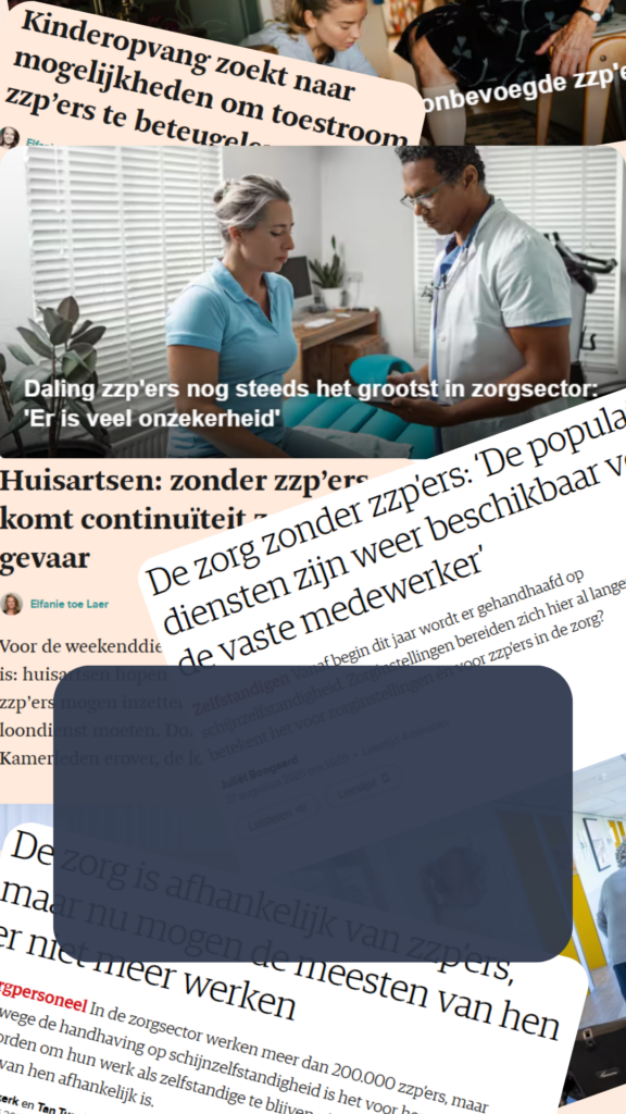 Zzp'ers in zorg en welzijn: wat weten we écht?